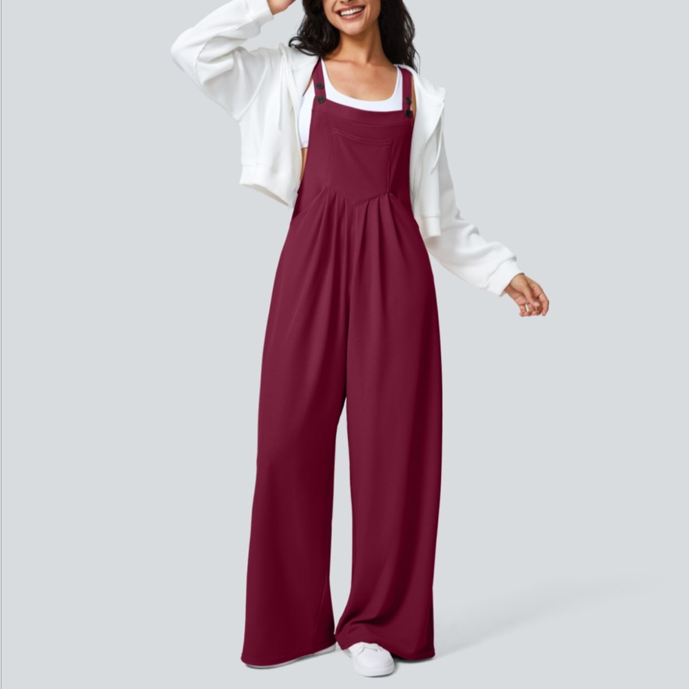 HALARA Burgundy Romper